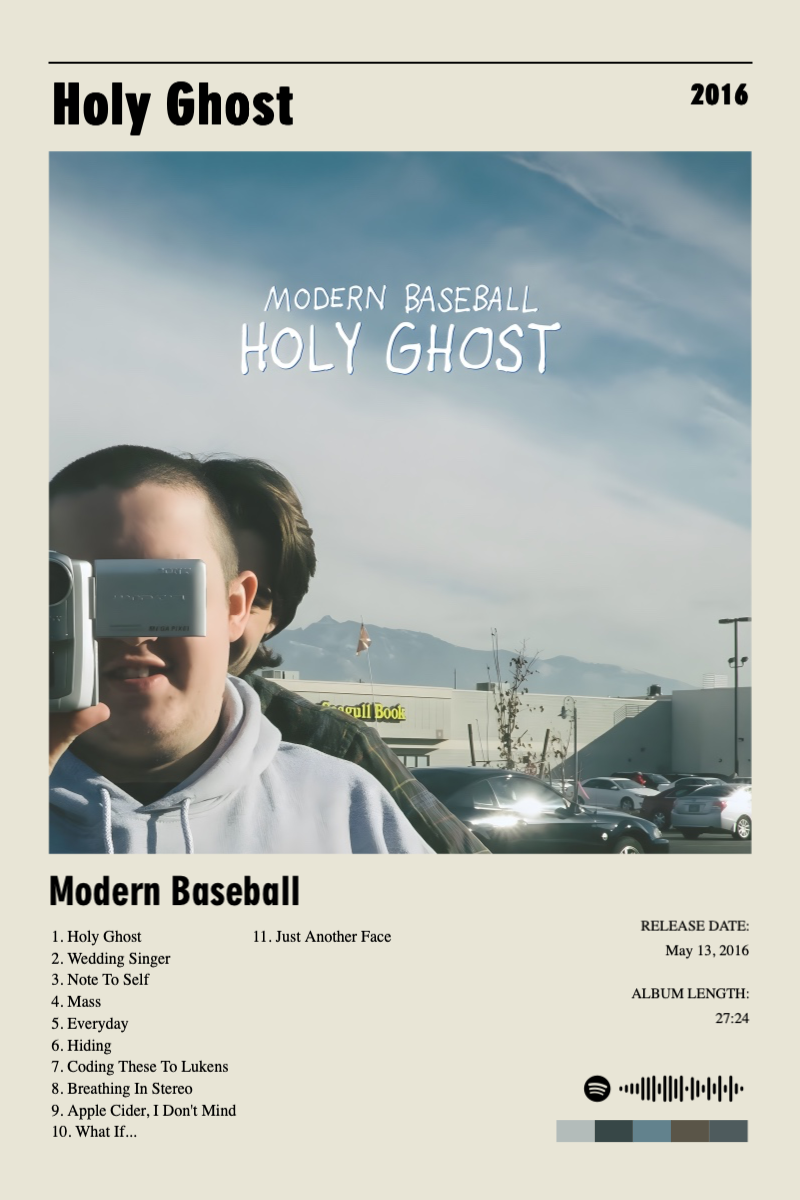 Album poster for Holy Ghost by Modern Baseball