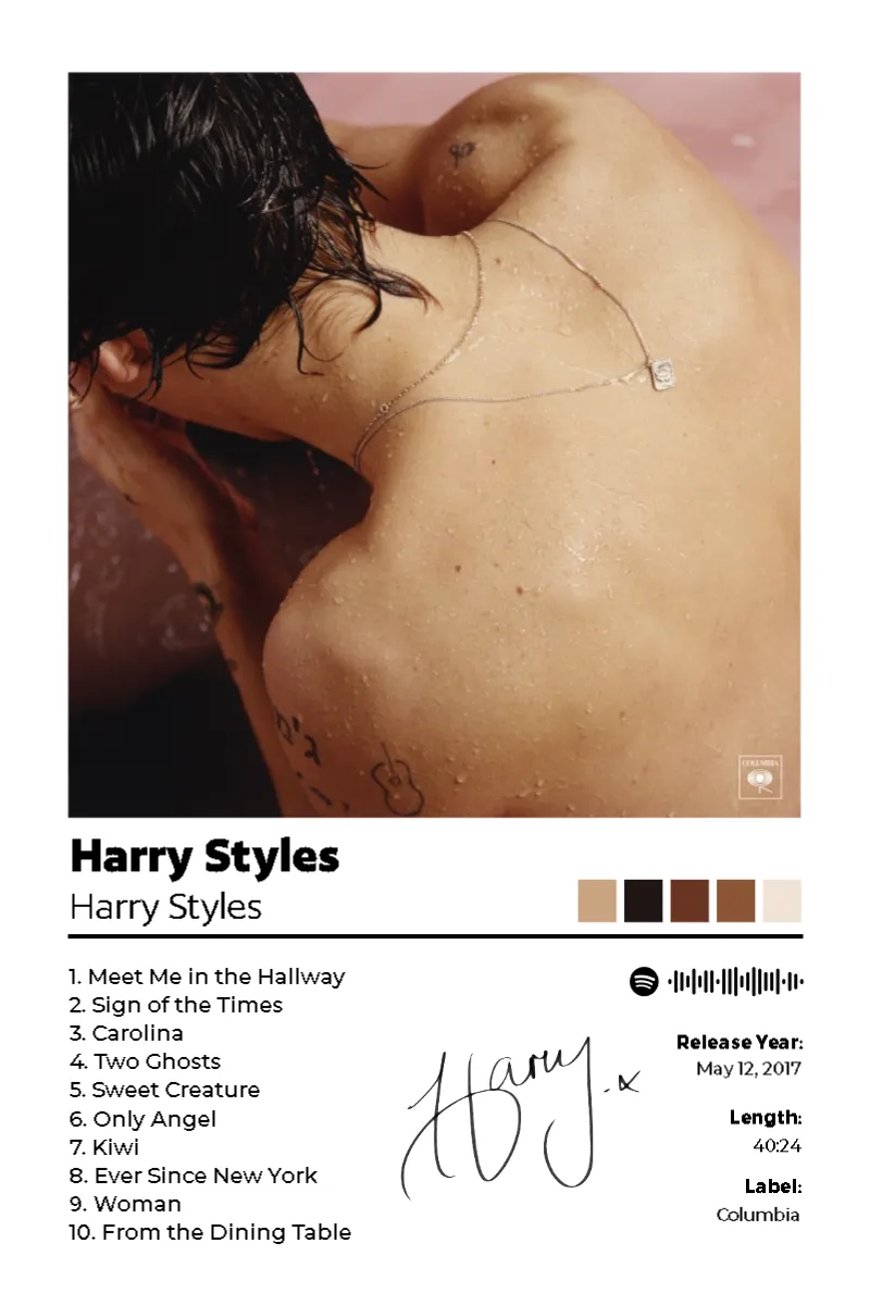 Album poster for Harry Styles by Harry Styles