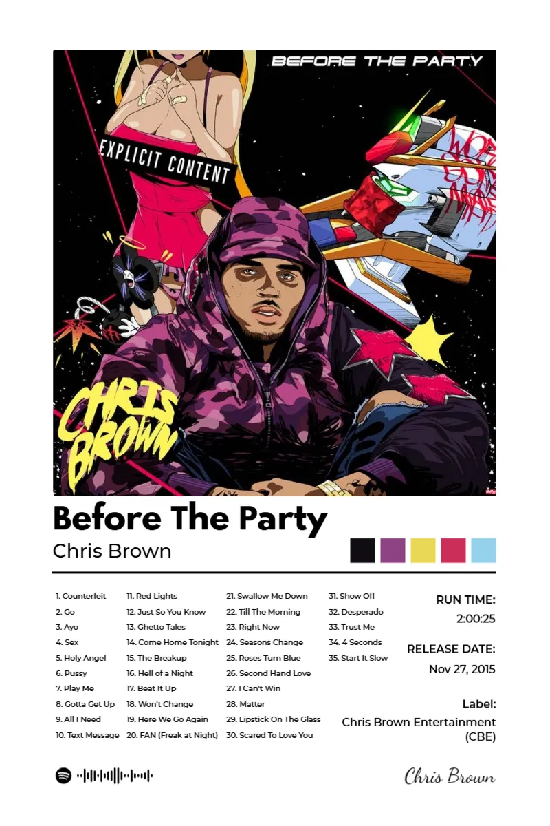 Album poster for Fan of A Fan The Album (Expanded Edition) by Chris Brown, Tyga