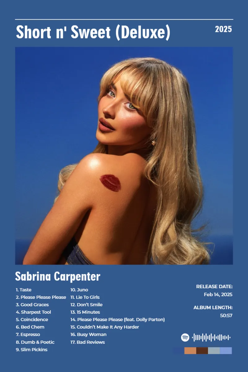 Album poster for Short n' Sweet (Deluxe) by Sabrina Carpenter