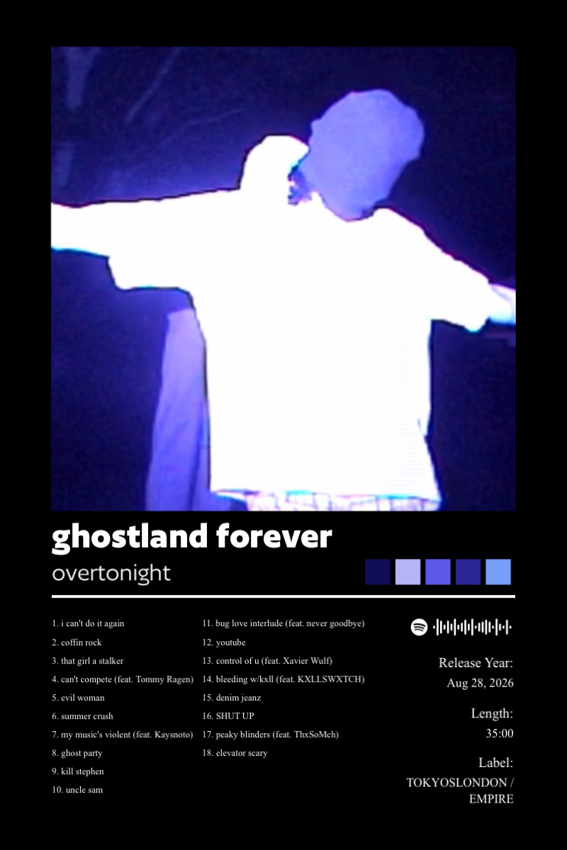 Album poster for ghostland forever by overtonight