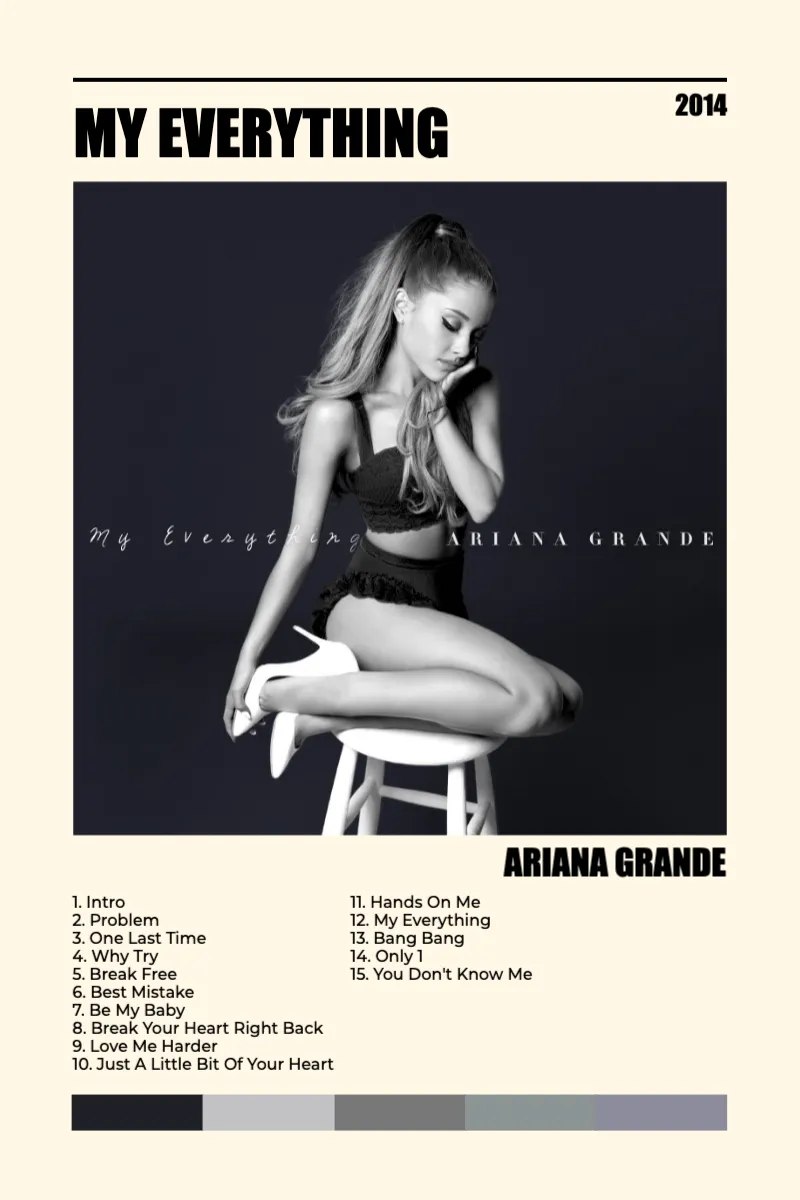 Album poster for My Everything (Deluxe) by Ariana Grande