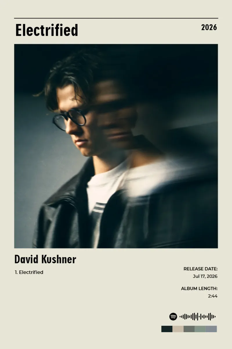 Album poster for Electrified by David Kushner