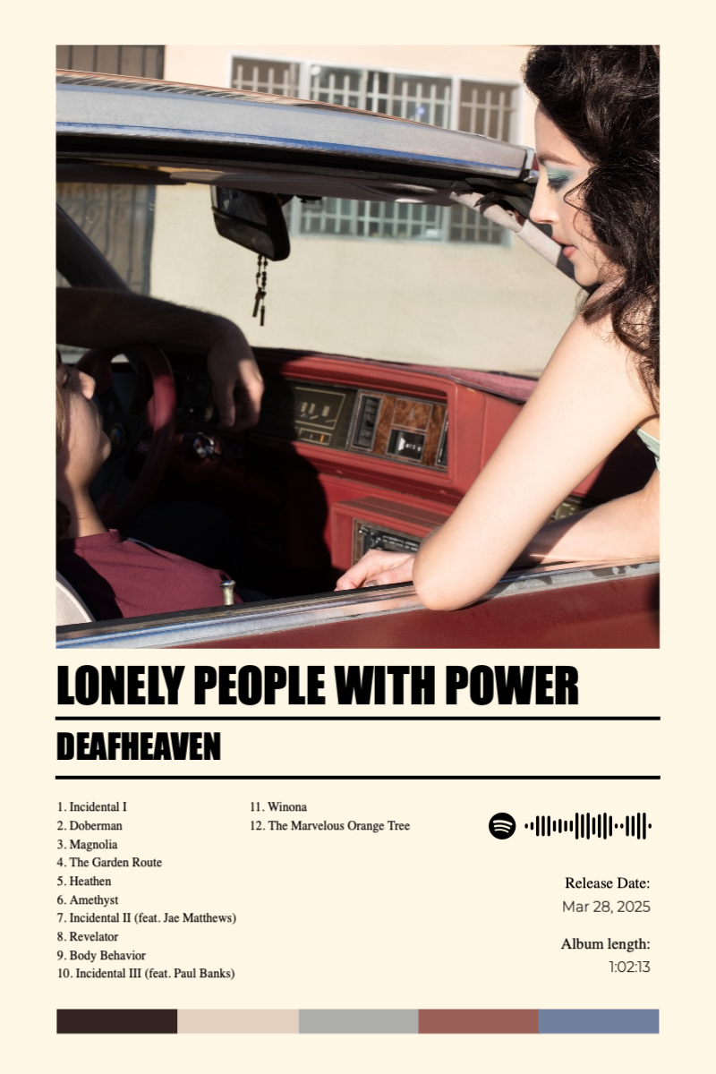 Album poster for Lonely People With Power by Deafheaven