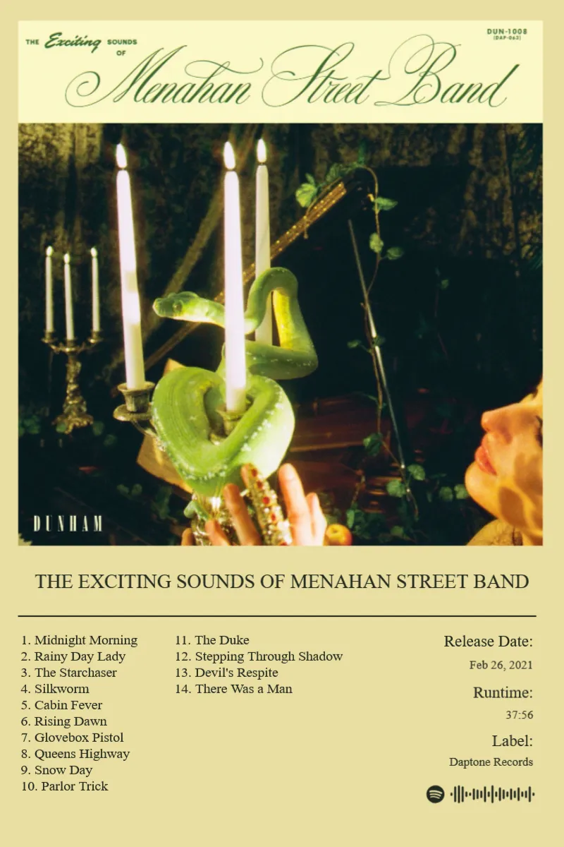 Album poster for The Exciting Sounds of Menahan Street Band by Menahan Street Band