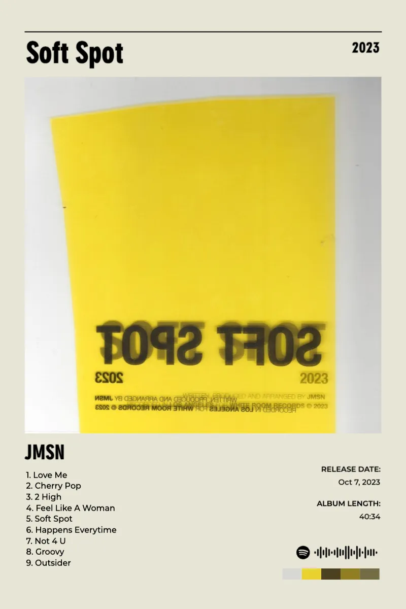 Album poster for Soft Spot by JMSN