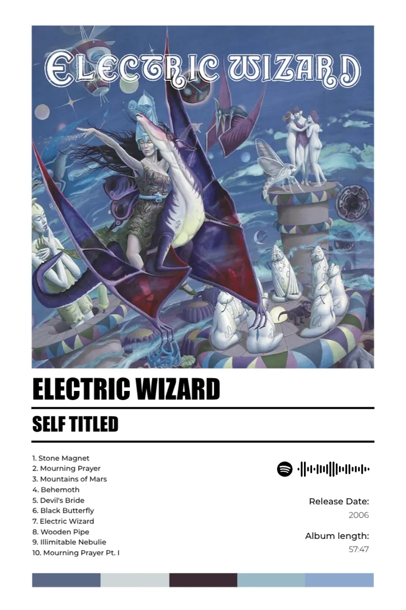 Album poster for Electric Wizard by Electric Wizard