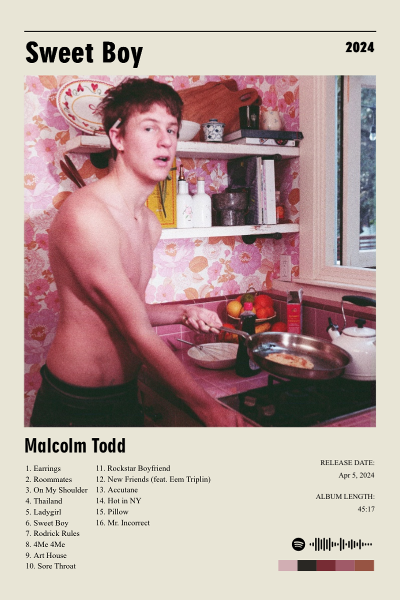 Album poster for Sweet Boy by Malcolm Todd