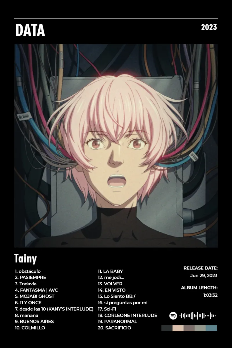 DATA · DATA · Tainy · 2:3 Album poster for DATA by Tainy