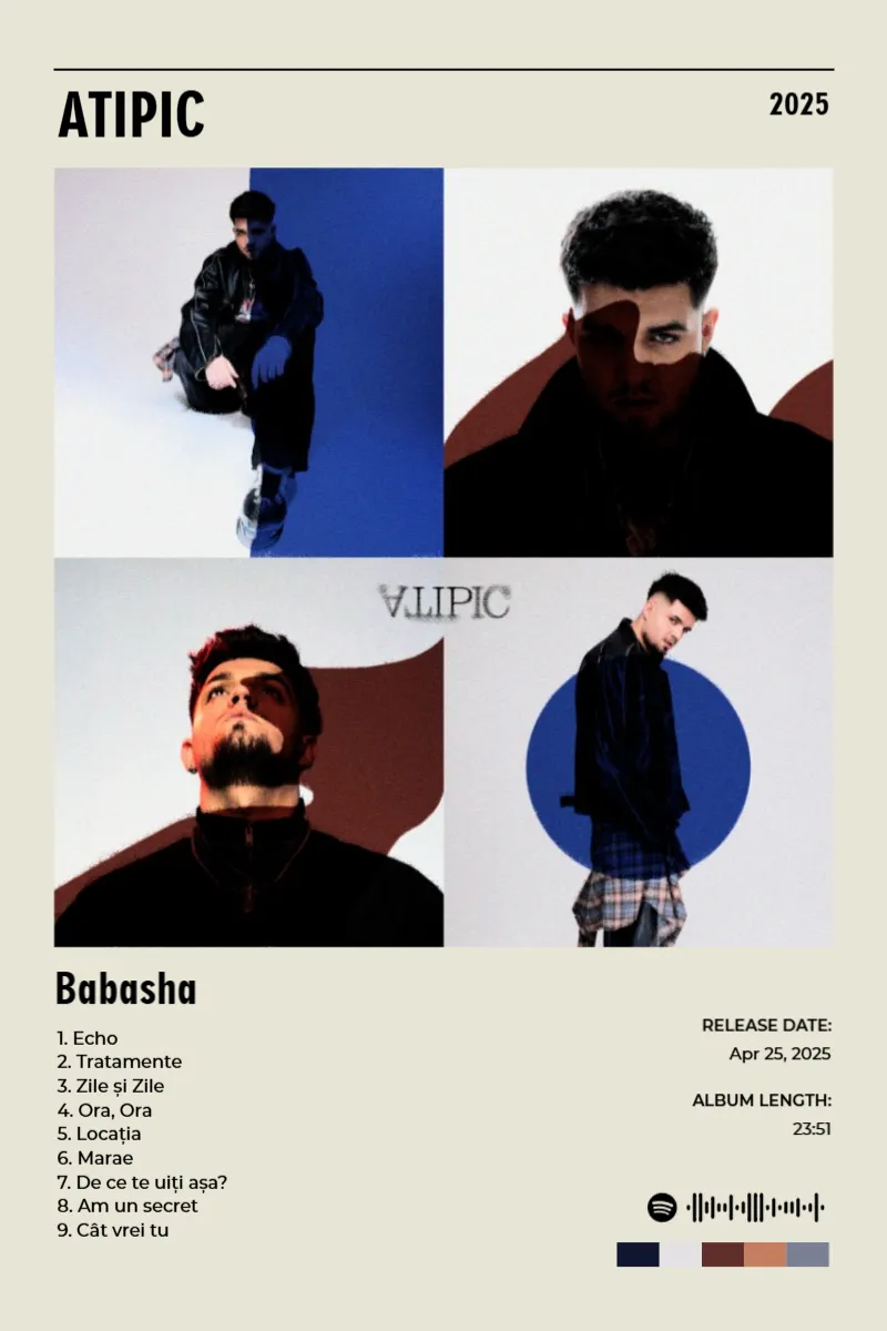 Album poster for ATIPIC by Babasha