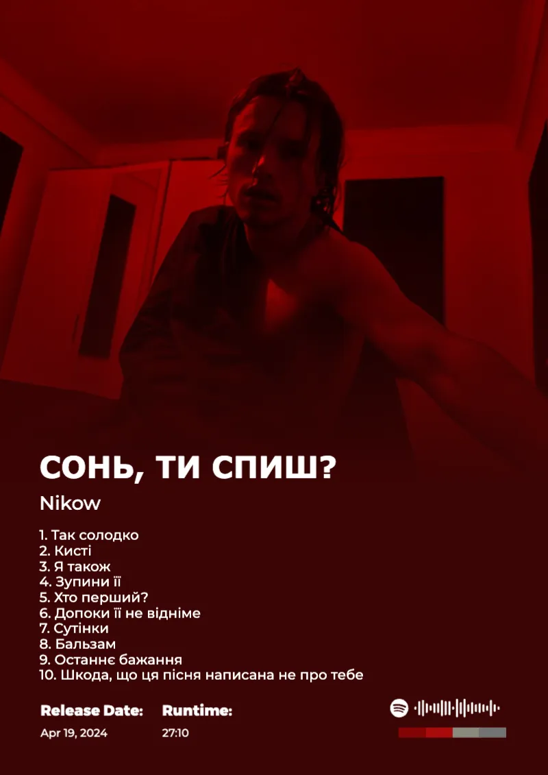 Album poster for Сонь, ти спиш? by Nikow
