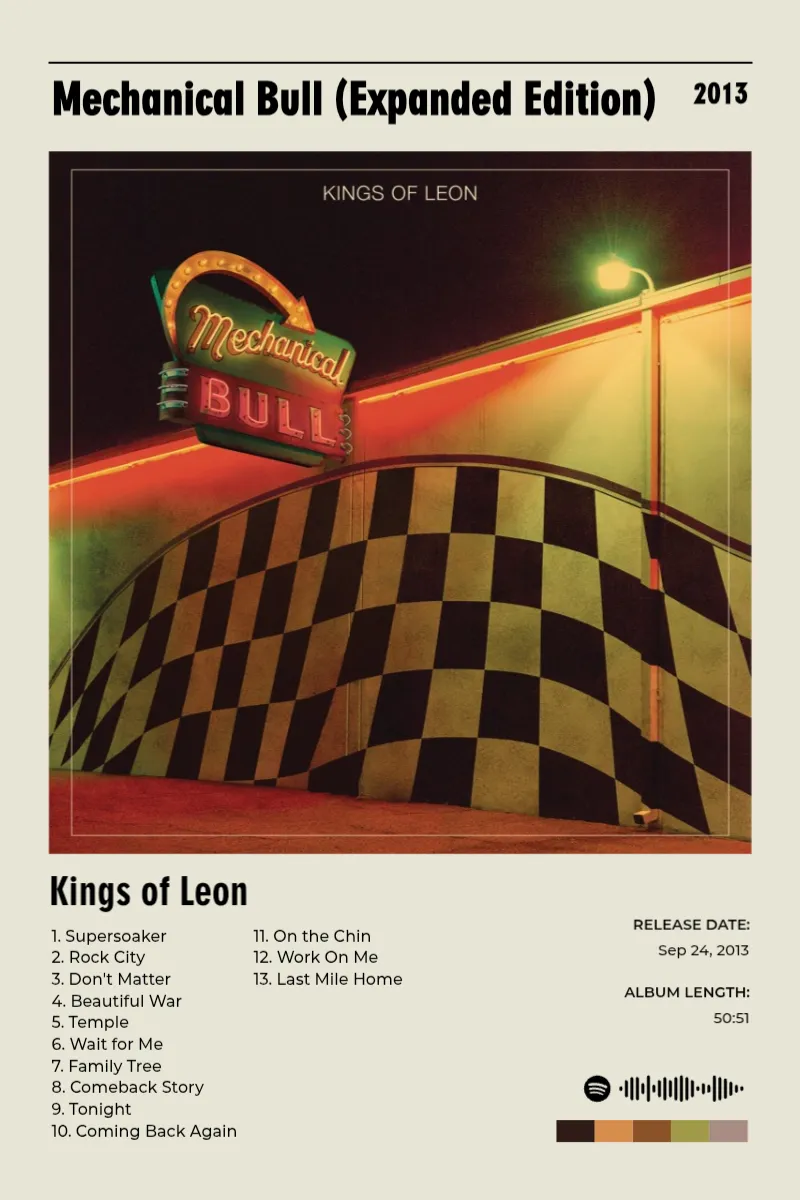 Album poster for Mechanical Bull (Expanded Edition) by Kings of Leon