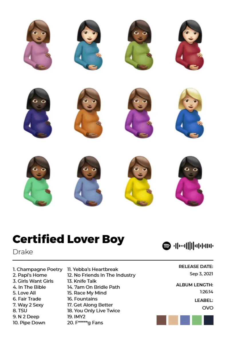 Certified Lover Boy · Certified Lover Boy · Drake · 2:3 Album poster for Certified Lover Boy by Drake