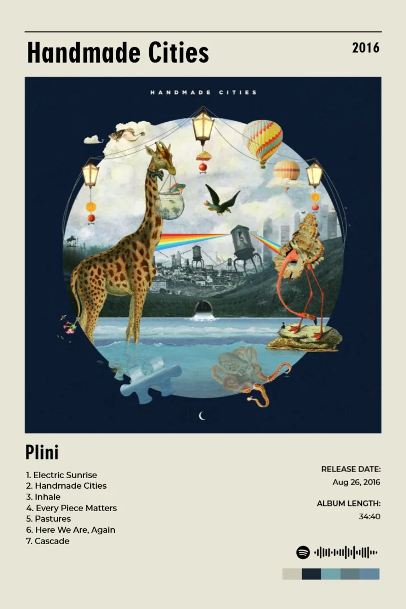 Handmade Cities · Handmade Cities · Plini · 2:3 Album poster for Handmade Cities by Plini