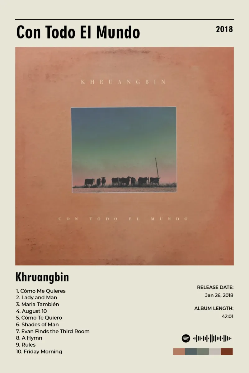 Album poster for Con Todo El Mundo by Khruangbin