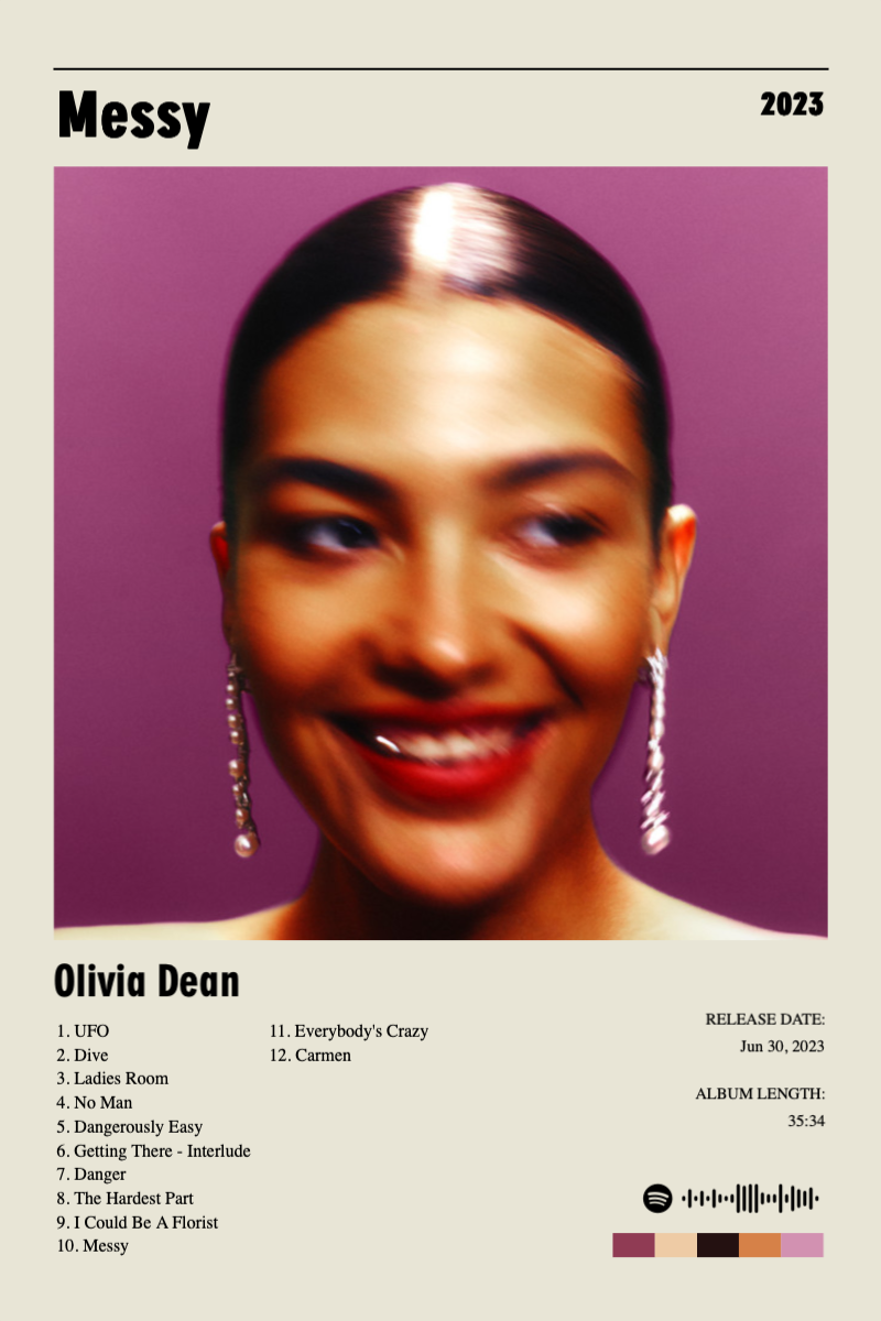Messy · Messy · Olivia Dean · 2:3 Album poster for Messy by Olivia Dean