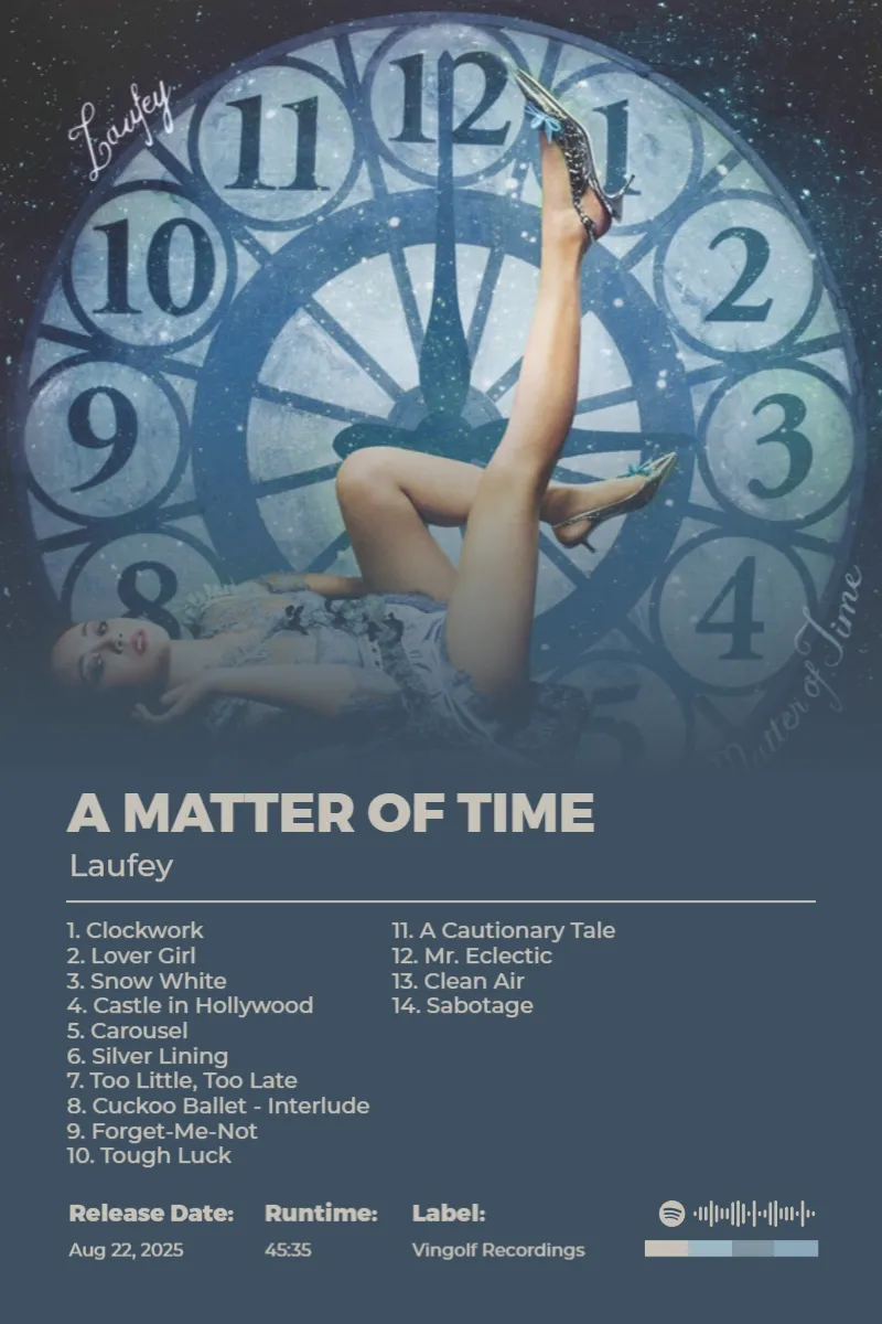A Matter of Time · A Matter of Time · Laufey · 2:3 Album poster for A Matter of Time by Laufey