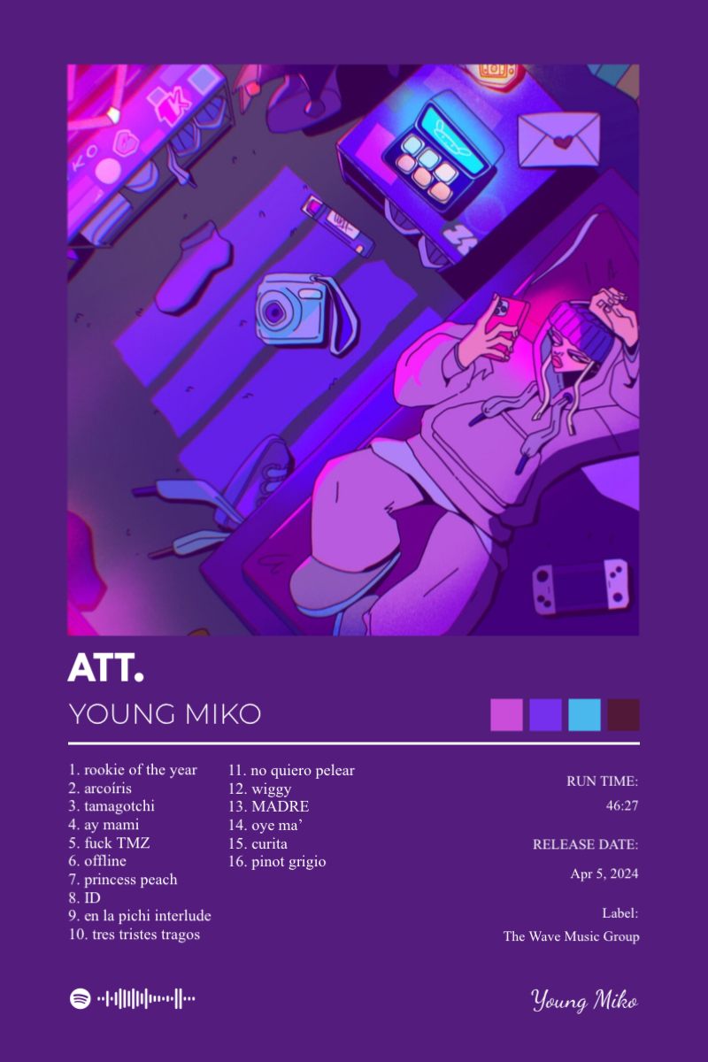 att. · att. · Young Miko · 2:3 Album poster for att. by Young Miko