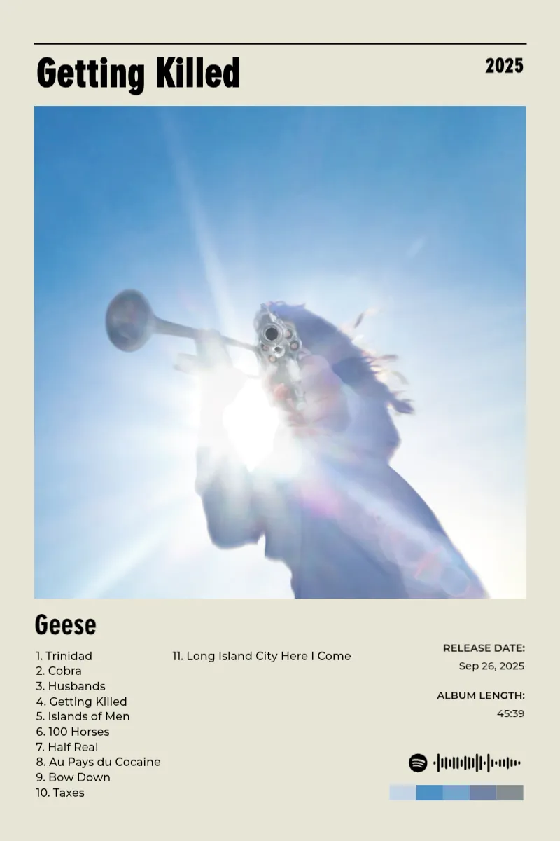 Getting Killed · Getting Killed · Geese · 2:3 Album poster for Getting Killed by Geese