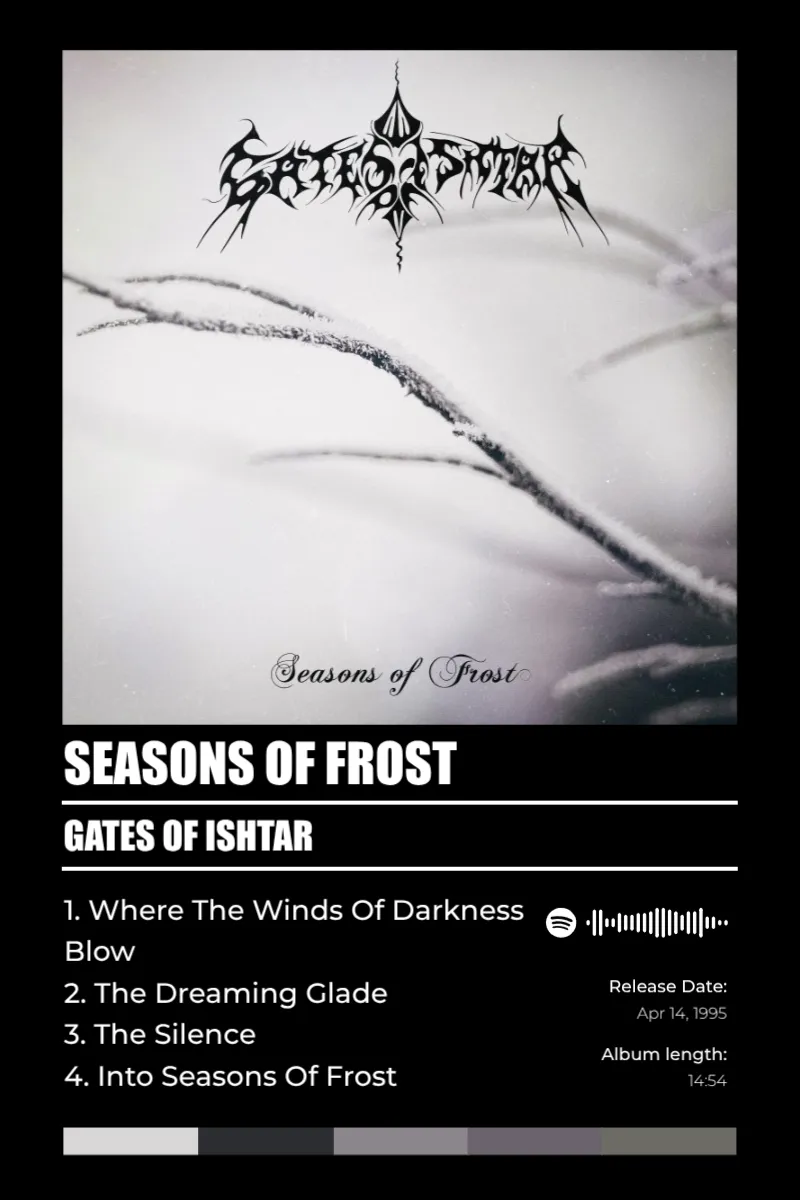 Album poster for Seasons of Frost (Remastered) by Gates of Ishtar