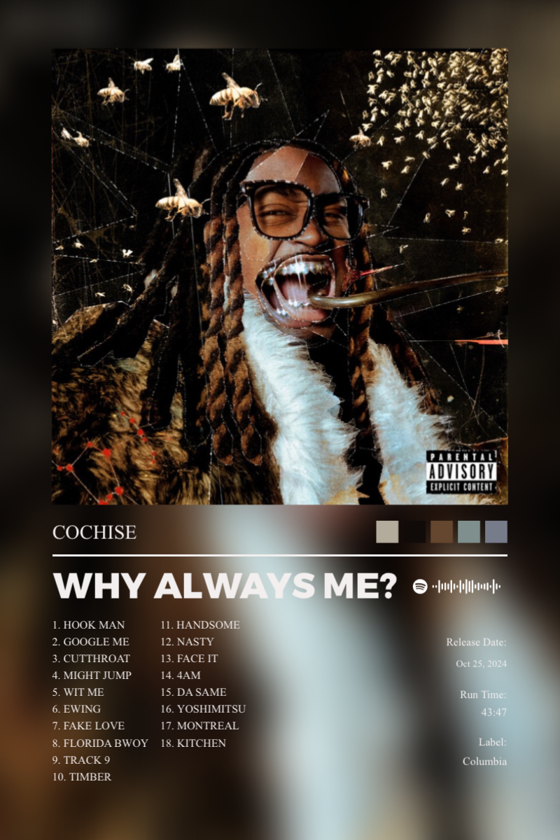 WHY ALWAYS ME? · WHY ALWAYS ME? · Cochise · 2:3 Album poster for WHY ALWAYS ME? by Cochise