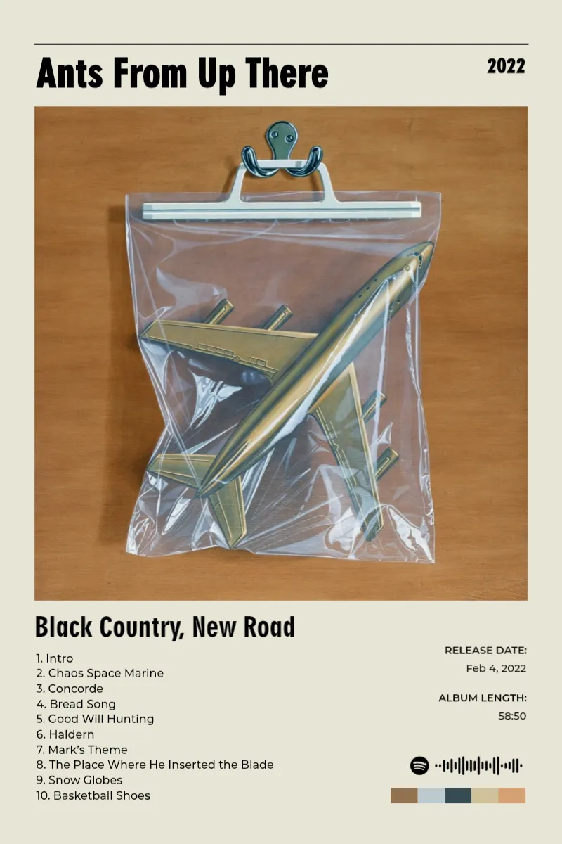 Album poster for Ants From Up There by Black Country, New Road