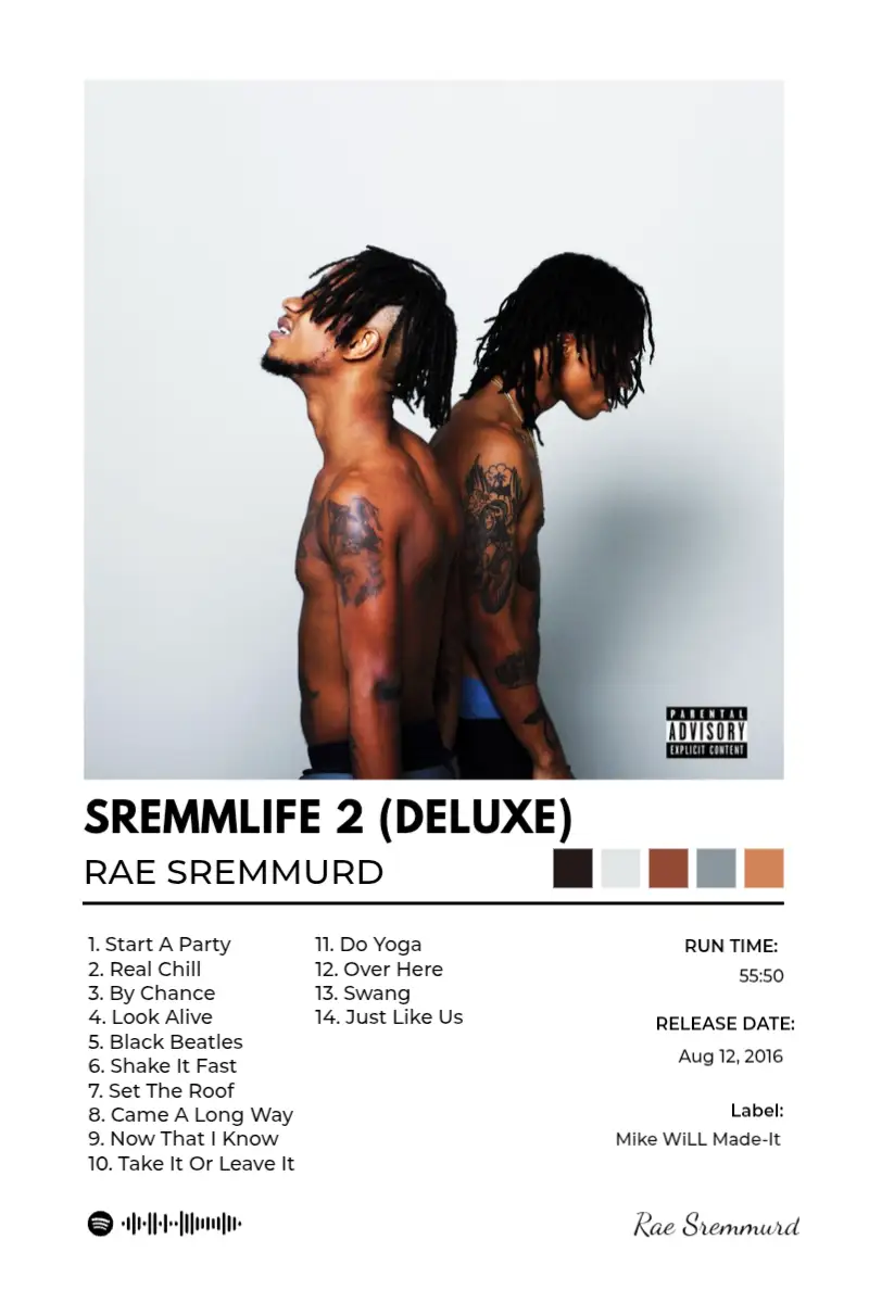 Album poster for SremmLife 2 (Deluxe) by Rae Sremmurd