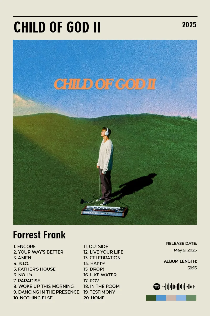 CHILD OF GOD II · CHILD OF GOD II · Forrest Frank · 2:3 Album poster for CHILD OF GOD II by Forrest Frank