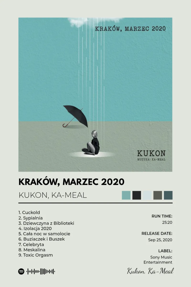Kraków, Marzec 2020 — community poster example