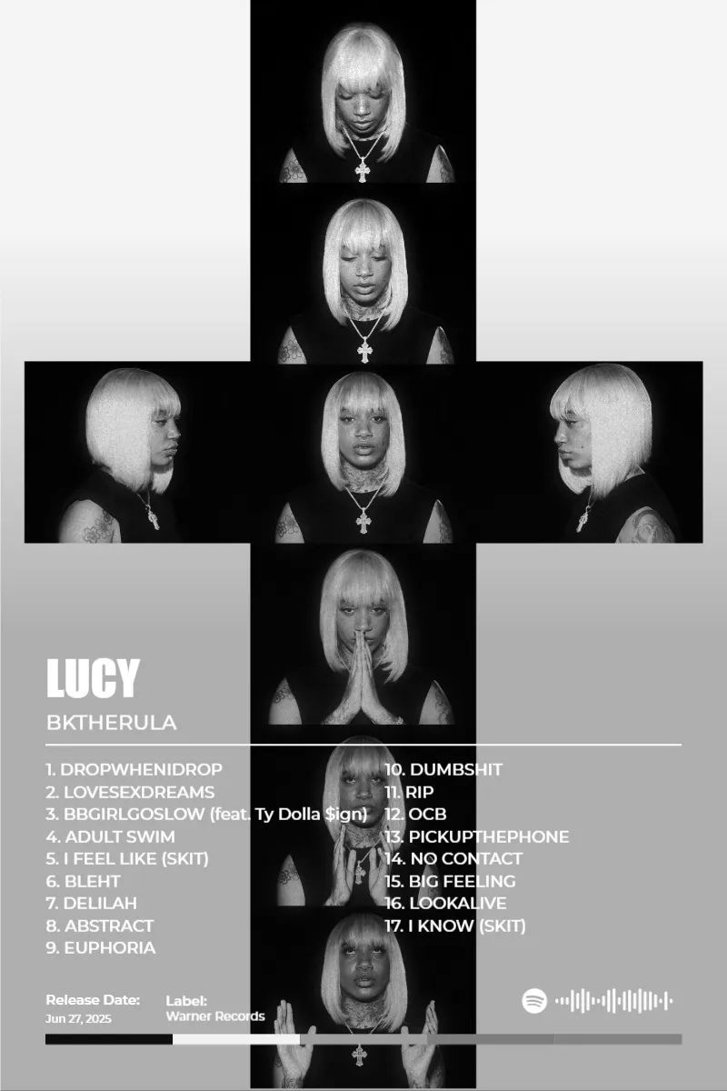 Album poster for LUCY by BKTHERULA