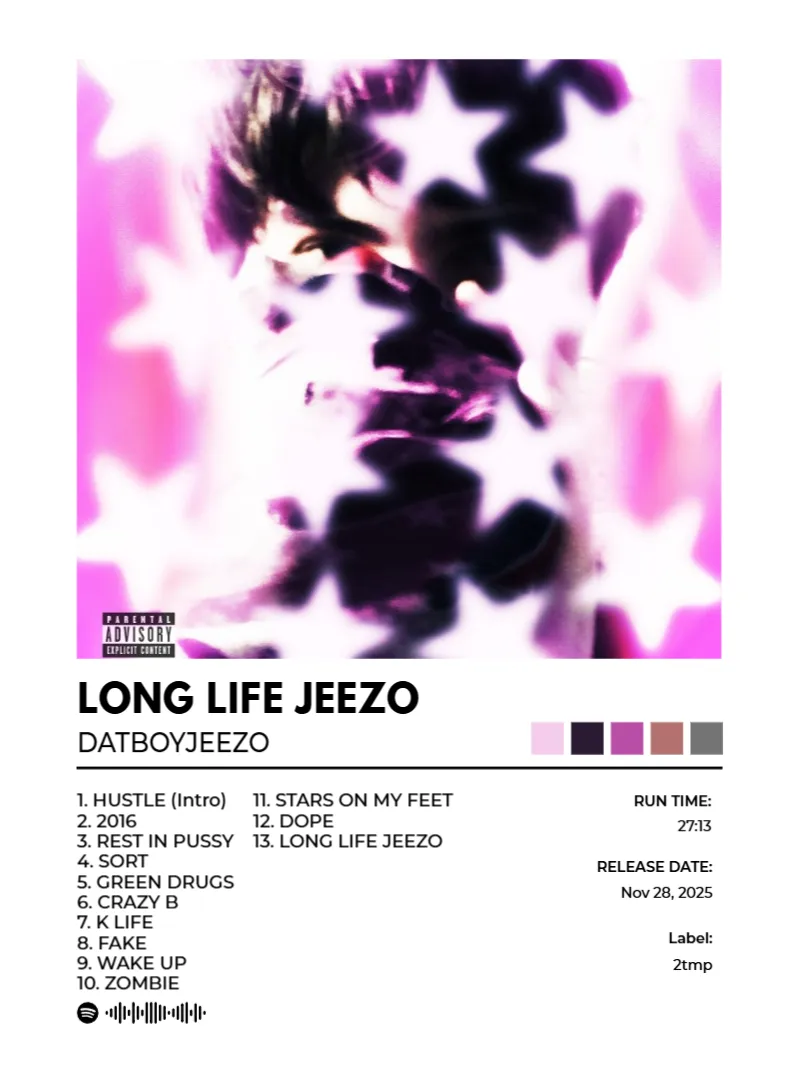 Album poster for LONG LIFE JEEZO by datboyjeezo