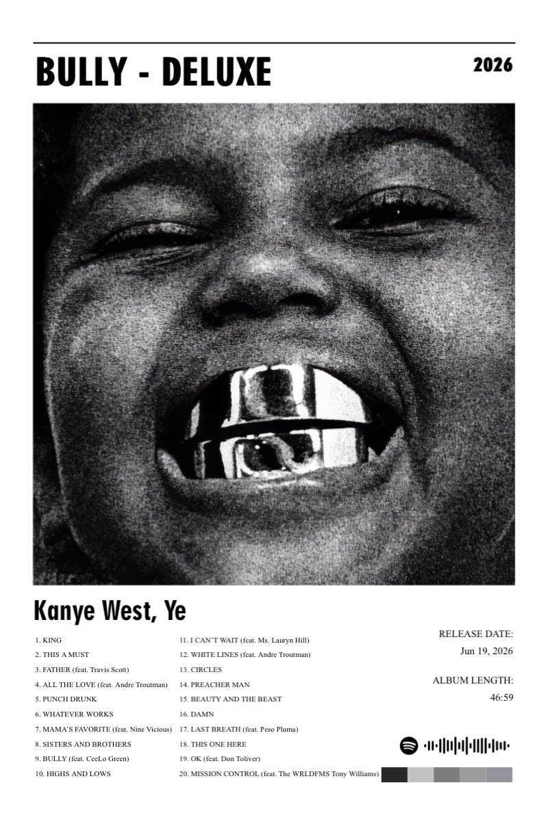 Album poster for BULLY - DELUXE by Kanye West, Ye