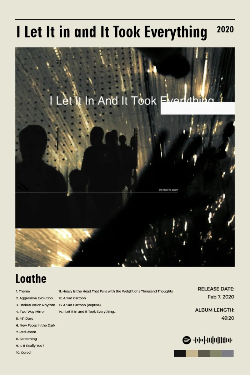 I Let It in and It Took Everything · I Let It in and It Took Everything · Loathe · 2:3 Album poster for I Let It in and It Took Everything by Loathe
