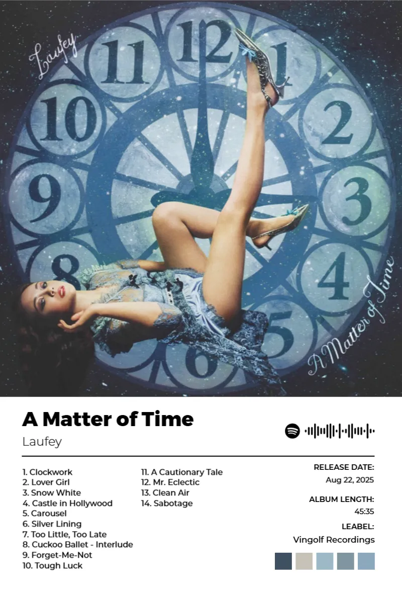A Matter of Time · A Matter of Time · Laufey · 2:3 Album poster for A Matter of Time by Laufey