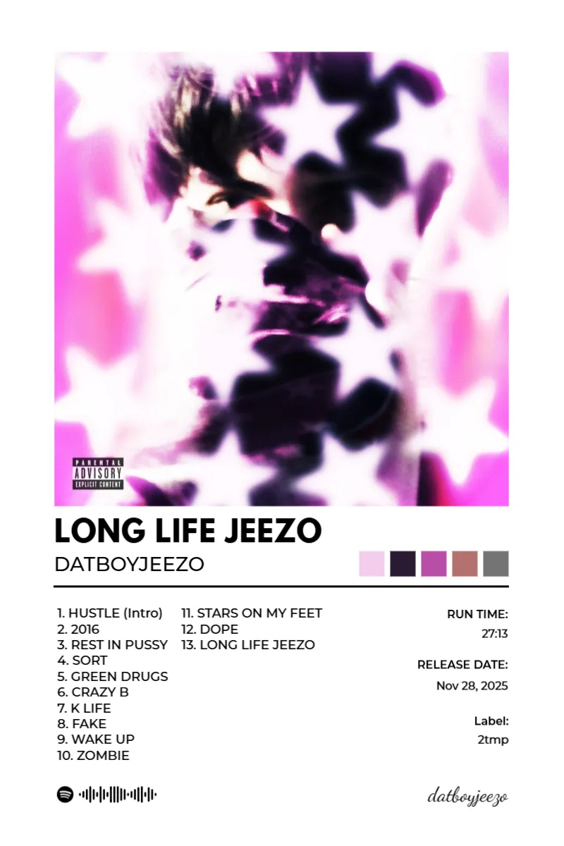 Album poster for LONG LIFE JEEZO by datboyjeezo