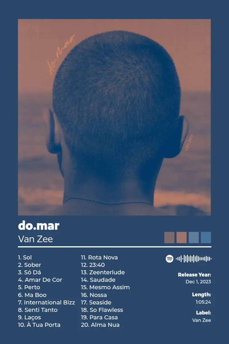 Album poster for do.mar by Van Zee