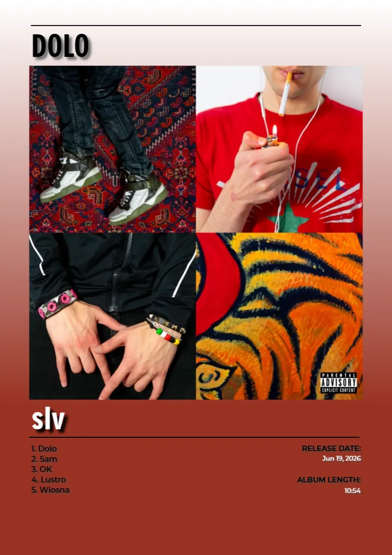 Album poster for DOLO by slv