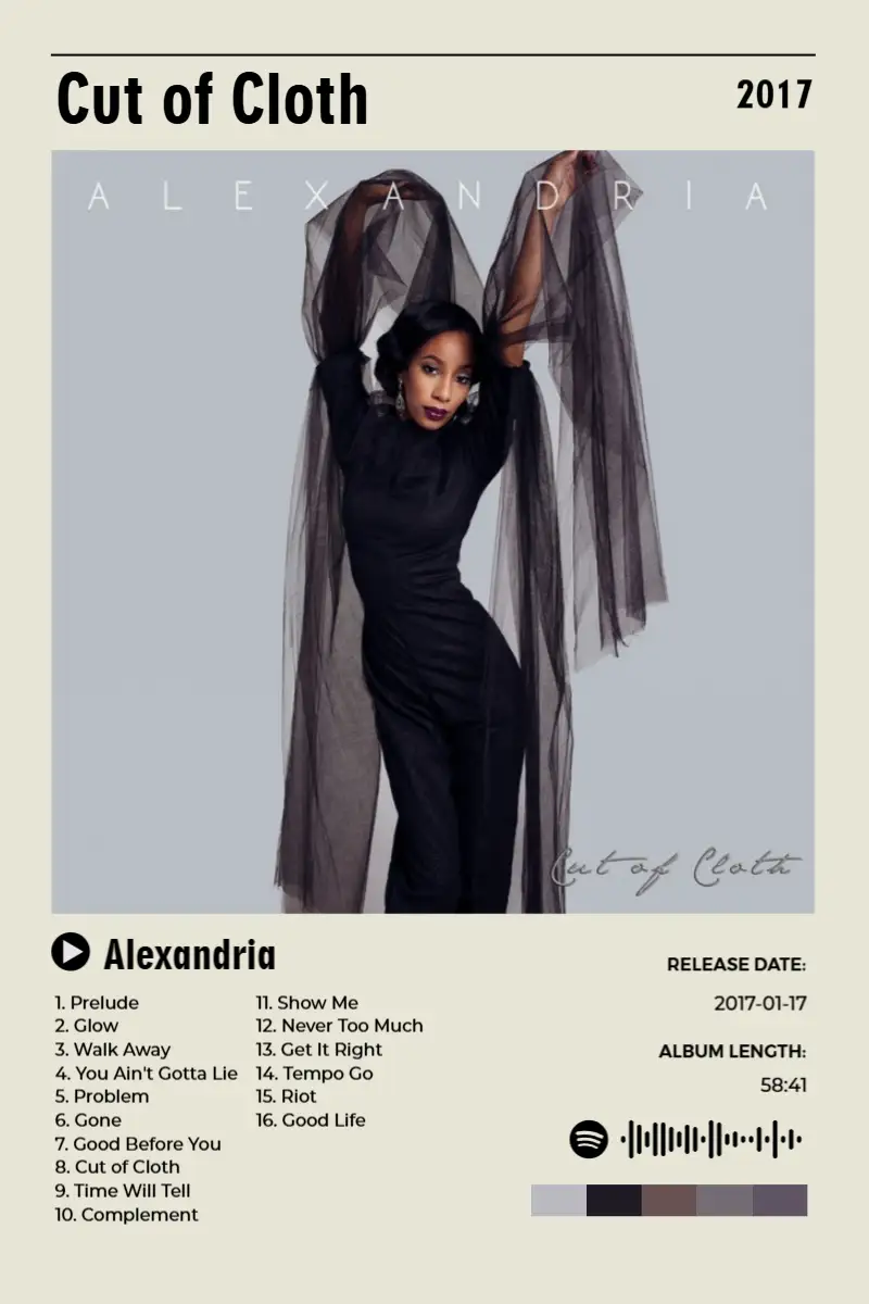 Album poster for Cut of Cloth by Alexandria