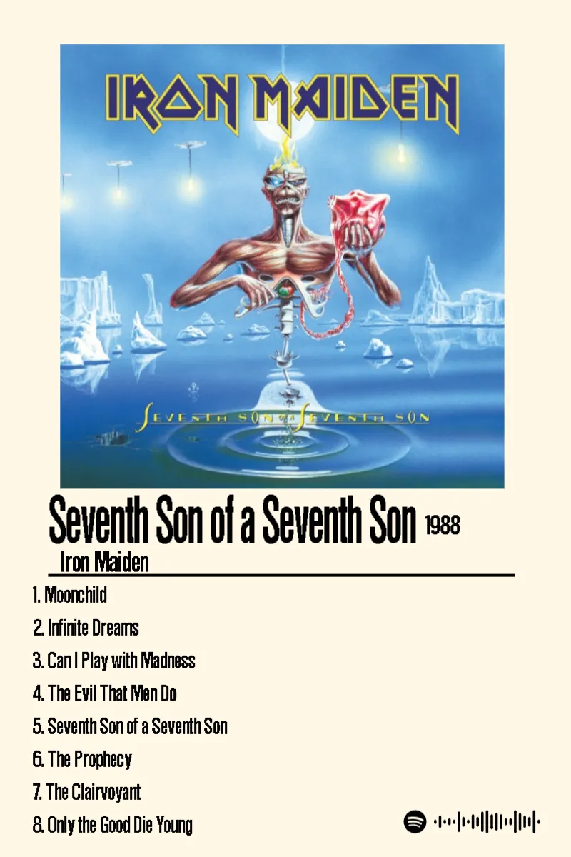 Album poster for Seventh Son of a Seventh Son (2015 Remaster) by Iron Maiden
