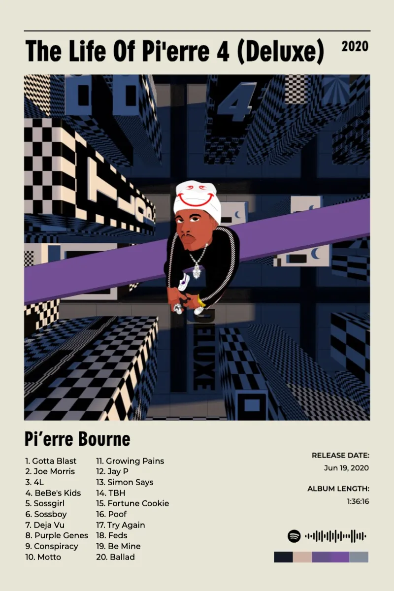 Album poster for The Life Of Pi'erre 4 (Deluxe) by Pi’erre Bourne