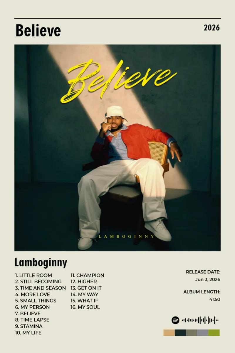 Believe · Believe · Lamboginny · 2:3 Album poster for Believe by Lamboginny