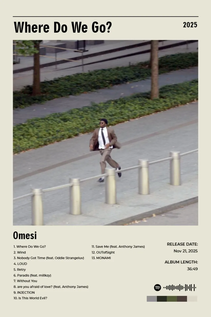 Where Do We Go? · Where Do We Go? · Omesi · 2:3 Album poster for Where Do We Go? by Omesi
