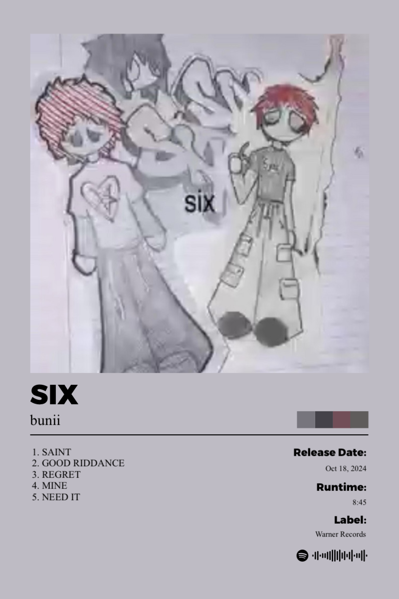 SIX · SIX · bunii · 2:3 Album poster for SIX by bunii