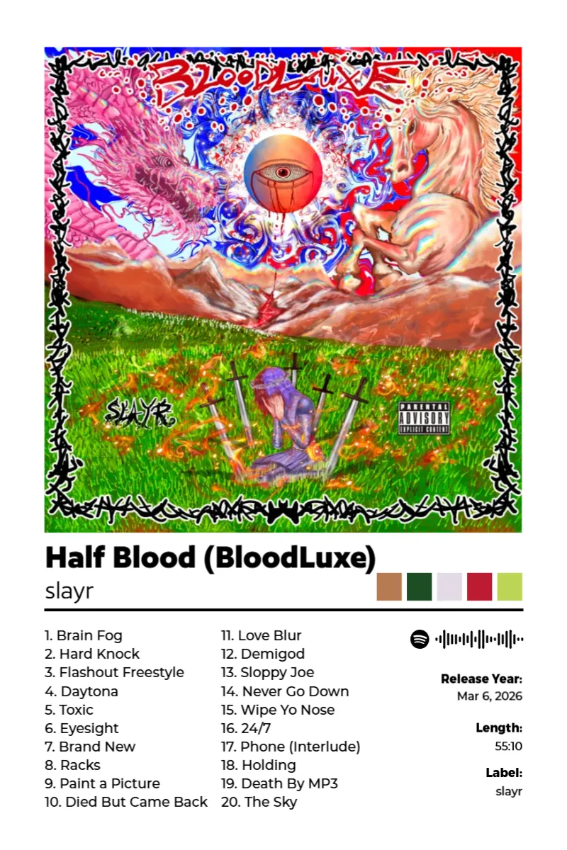 Album poster for Half Blood (BloodLuxe) by slayr