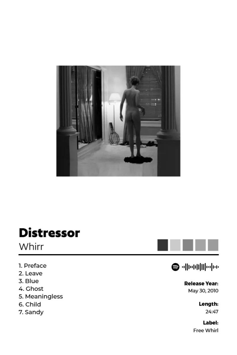 Album poster for Distressor by Whirr