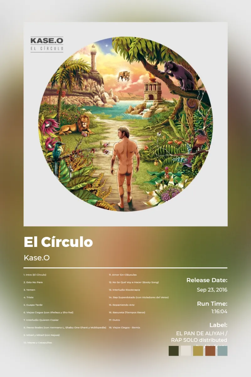 Album poster for El Círculo (Versión Exclusiva de Spotify) by Kase.O