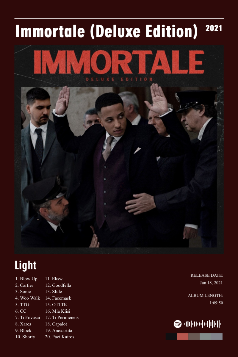 Album poster for Immortale (Deluxe Edition) by Light