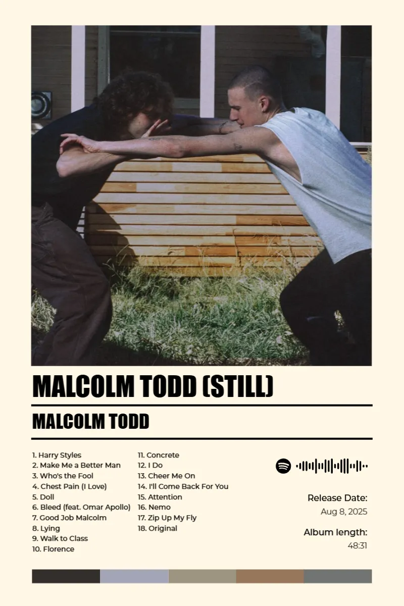 Album poster for Malcolm Todd (still) by Malcolm Todd