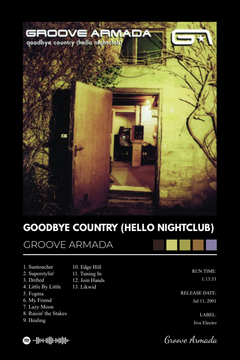Album poster for Goodbye Country (Hello Nightclub) by Groove Armada