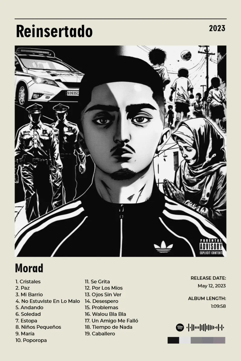 Album poster for Reinsertado by Morad